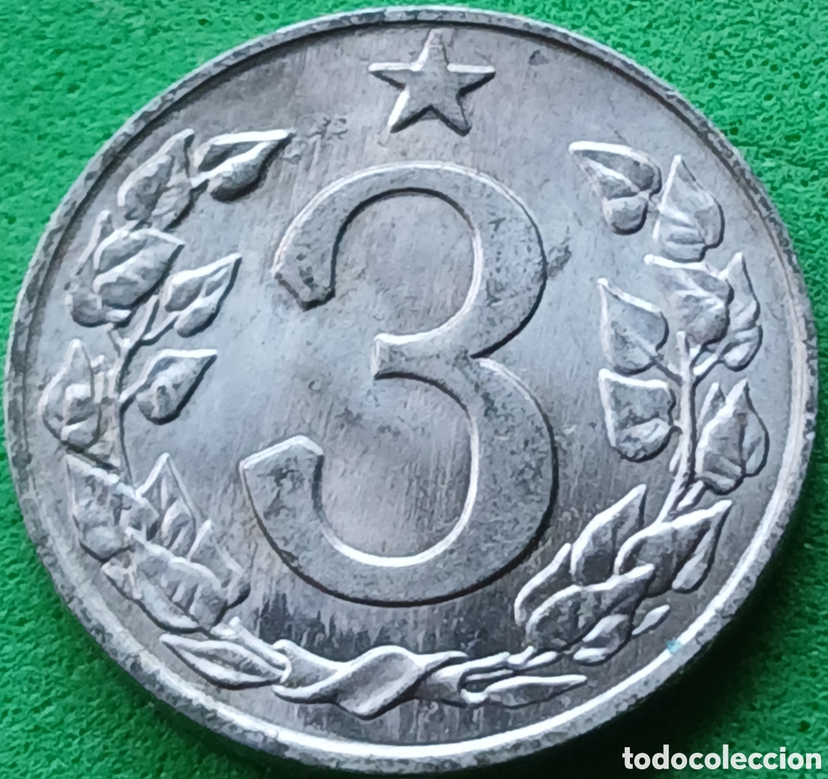 Monedas antiguas de Europa: Checoslovaquia 3 hellers 1963 km#52