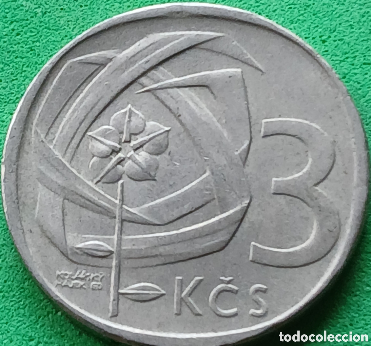 Monedas antiguas de Europa: Checoslovaquia 3 coronas 1966 km#57