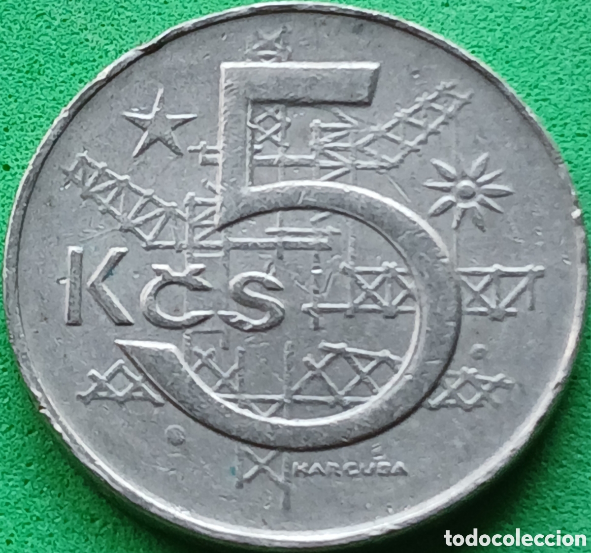 Monedas antiguas de Europa: Checoslovaquia 5 coronas 1979 km#60