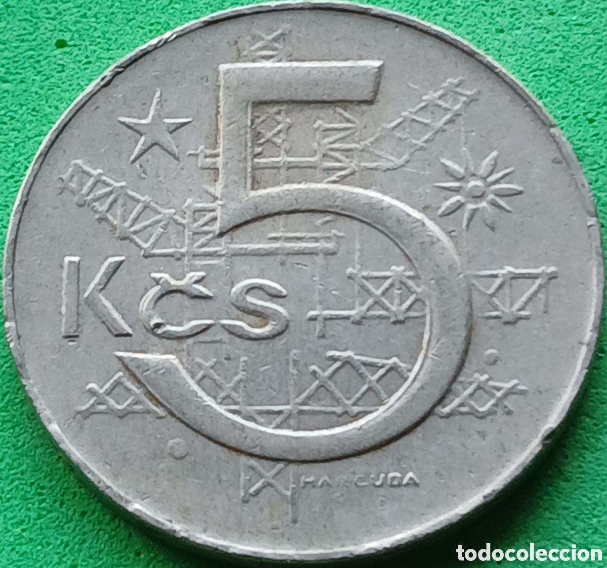 Monedas antiguas de Europa: Checoslovaquia 5 coronas 1981 km#60