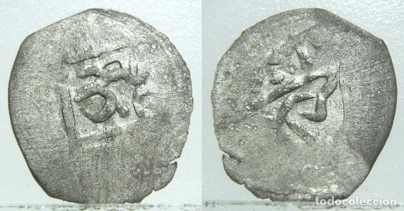 Monedas antiguas de Europa: Asper de plata de la colonia genovesa de Caffa en Crimea, Principios del siglo XV