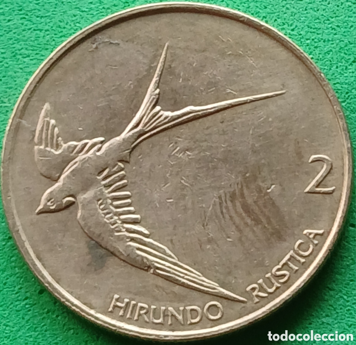 Monedas antiguas de Europa: Eslovenia 2 tolarja 2000 km#5