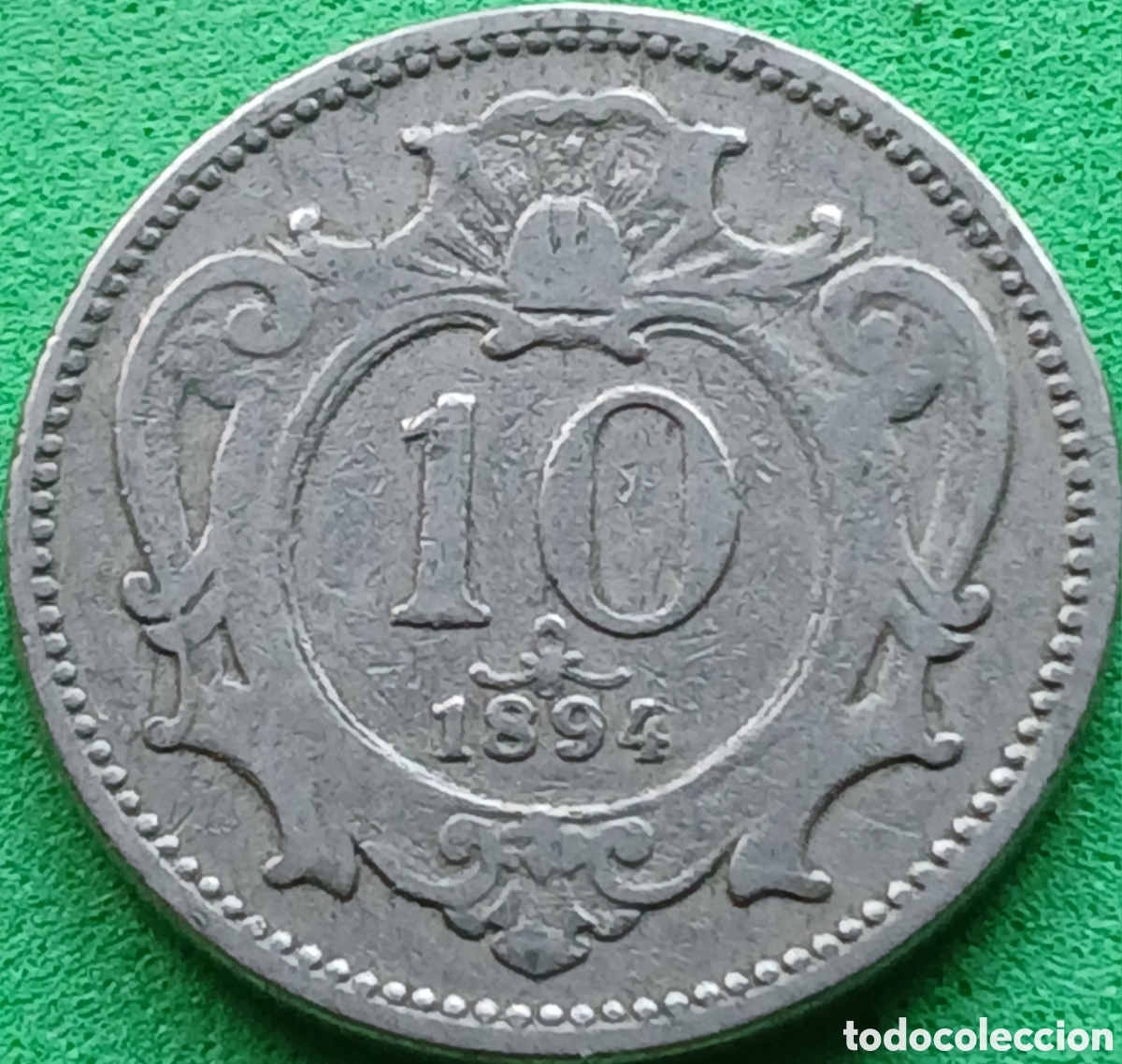 Monedas antiguas de Europa: Austria 10 hellers 1894 km#2802