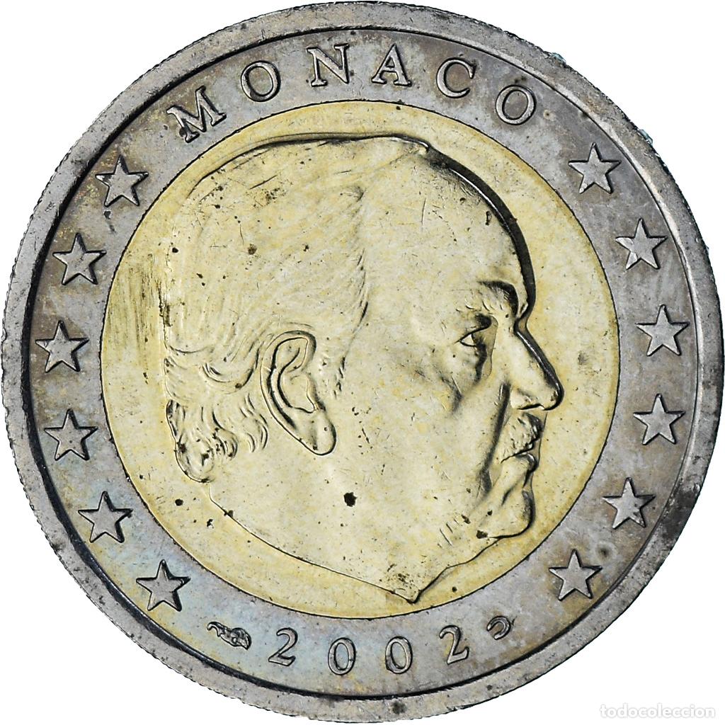 Monedas antiguas de Europa: [#1026477] M&oacute;naco, Rainier III, 2 Euro, 2002, Paris, MBC, Bimet&aacute;lico, Gadoury:MC179