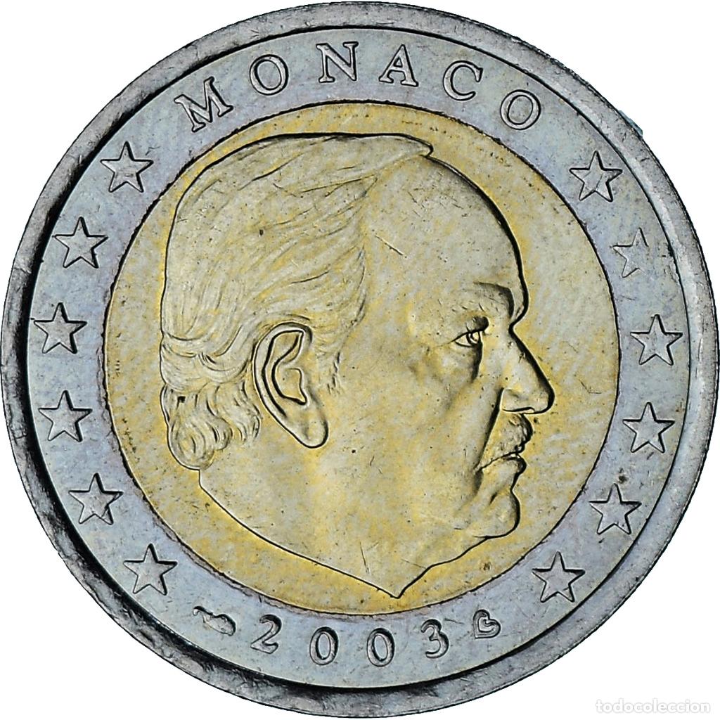 Monedas antiguas de Europa: [#1026622] M&oacute;naco, Rainier III, 2 Euro, 2003, Paris, EBC, Bimet&aacute;lico, Gadoury:MC179