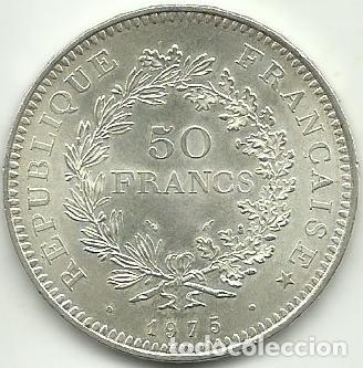 Monedas antiguas de Europa: FRANCIA - 50 FRANCOS - 1975 - HERCULES - 0.900 PLATA - DIFICIL - FOTOS