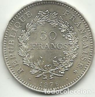 Monedas antiguas de Europa: FRANCIA - 50 FRANCOS - 1976 - HERCULES - 0.900 PLATA - DIFICIL - FOTOS