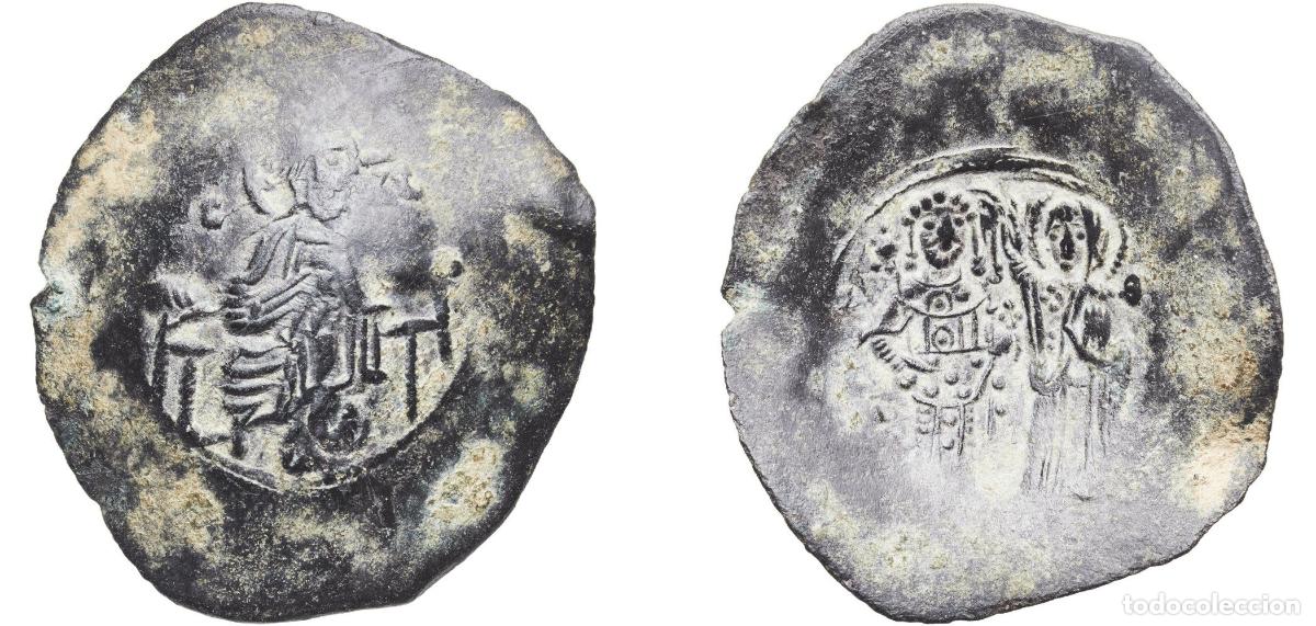 Monedas antiguas de Europa: Byzantine states Byzantine Empire 11st - 13rd Centuries BI Trachy Billon 3.39g VF