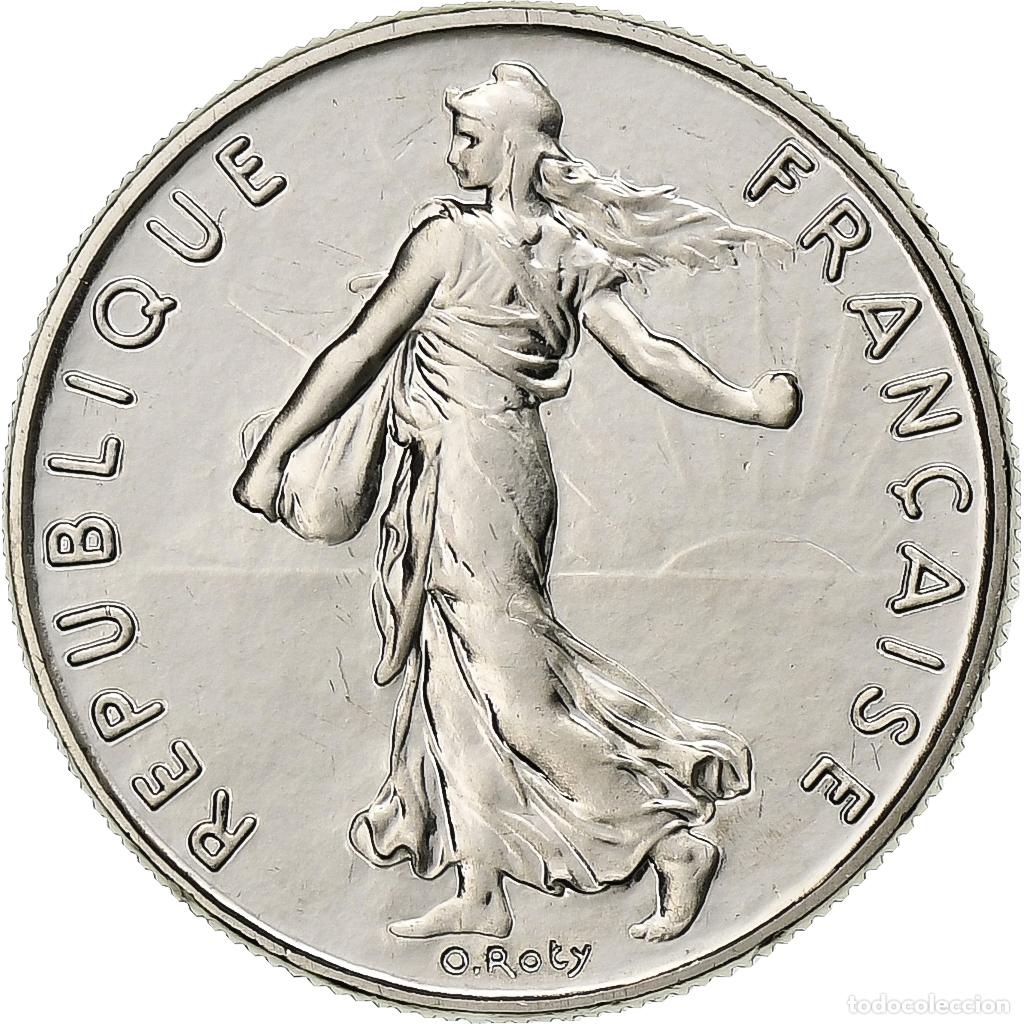 Monedas antiguas de Europa: [#1260935] Francia, 1/2 Franc, Semeuse, 1988, Paris, s&eacute;rie FDC, N&iacute;quel, FDC, Gadoury:429