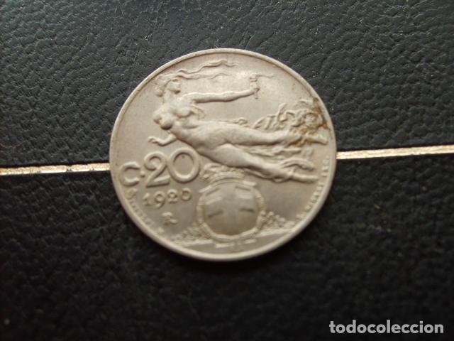 Monedas antiguas de Europa: ITALIA 20 CENTESIMI 1920