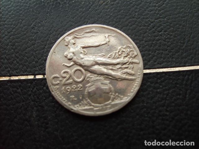 Monedas antiguas de Europa: ITALIA 20 CENTESIMI 1922