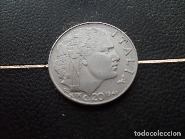 Monedas antiguas de Europa: ITALIA 20 CENTESIMI 1941