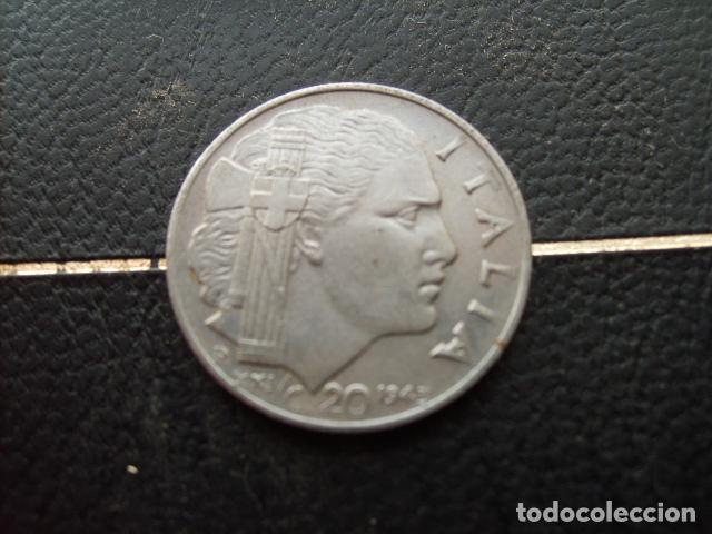 Monedas antiguas de Europa: ITALIA 20 CENTESIMI 1943