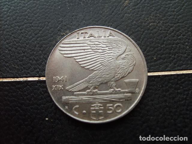 Monedas antiguas de Europa: ITALIA 50 CENTESIMI 1941