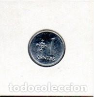 Monedas antiguas de Europa: LITUANIA 1991, 1 CENTAS, KM-85, SC - Foto 2