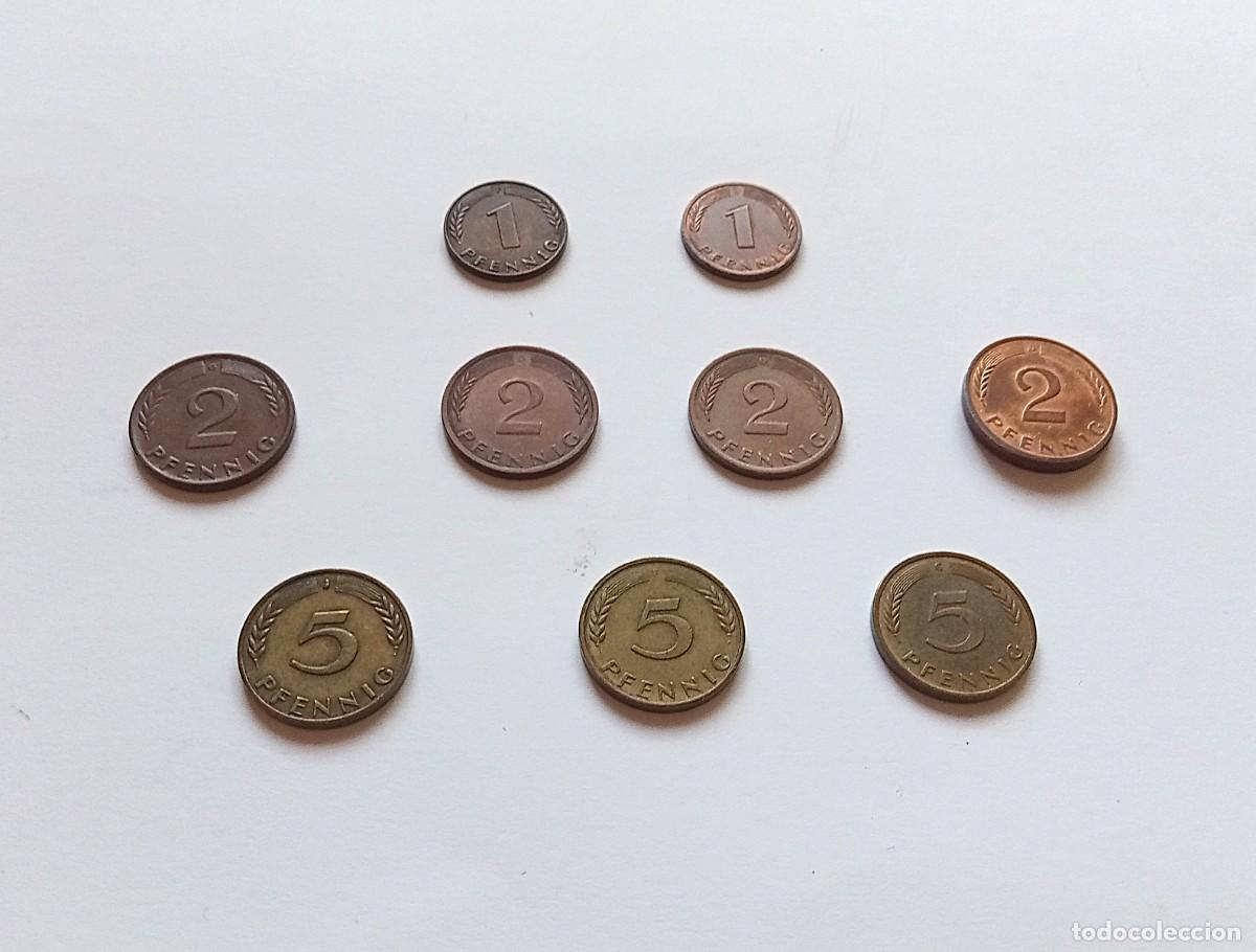 Old Coins of Europe: ALEMANIA - 10 MONEDAS - Entre 1950 y 1985 - VER LISTADO