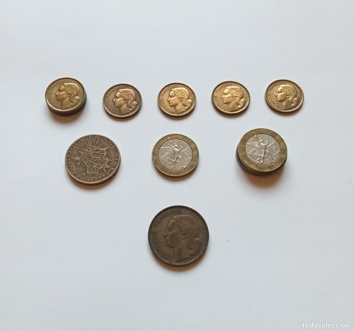 Monete antiche di Europa: FRANCIA - 13 MONEDAS - Entre 1951 y 1991 - VER LISTADO