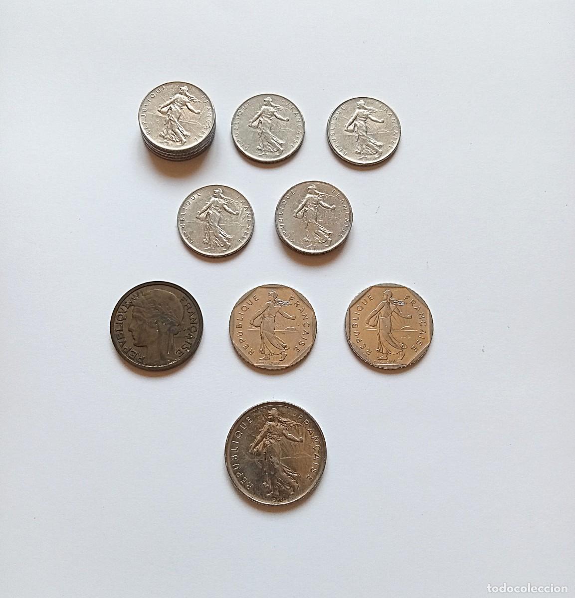 Monete antiche di Europa: FRANCIA - 13 MONEDAS - Entre 1936 y 1987 - VER LISTADO