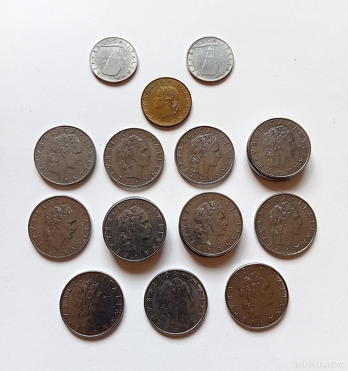 Monedas antiguas de Europa: ITALIA - 20 MONEDAS - Entre 1954 y 1986 - VER LISTADO