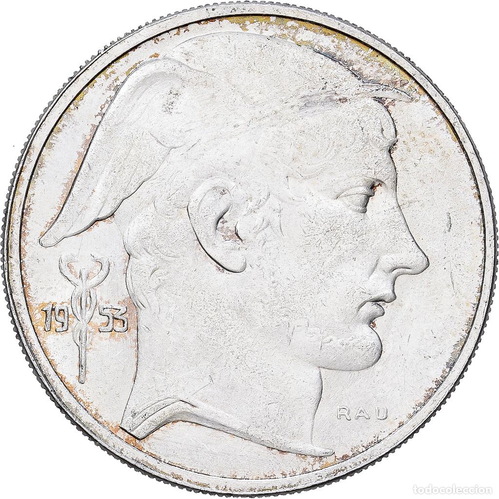 Monedas antiguas de Europa: [#1551399] B&eacute;lgica, Baudouin I, 20 Francs, 20 Frank, 1953, Brussels, Plata, EBC, KM:140.1