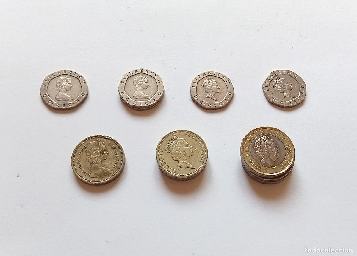 Monedas antiguas de Europa: REINO UNIDO - 11 MONEDAS - Entre 1982 y 2016 - UK - VER LISTADO