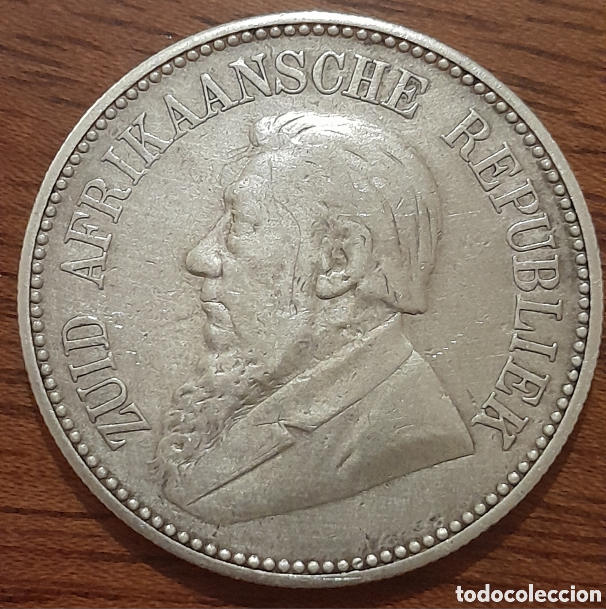 Old Coins of Europe: Sudafrica. 2 1/2 Shillings 1896 ZAR Paul Kruger / moneda plata /silver coin