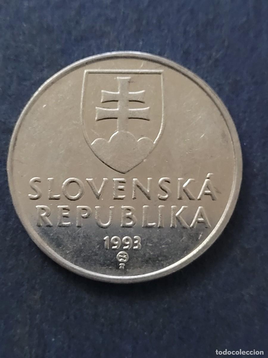 Monedas antiguas de Europa: Moneda 2 coronas 1993 Eslovaquia