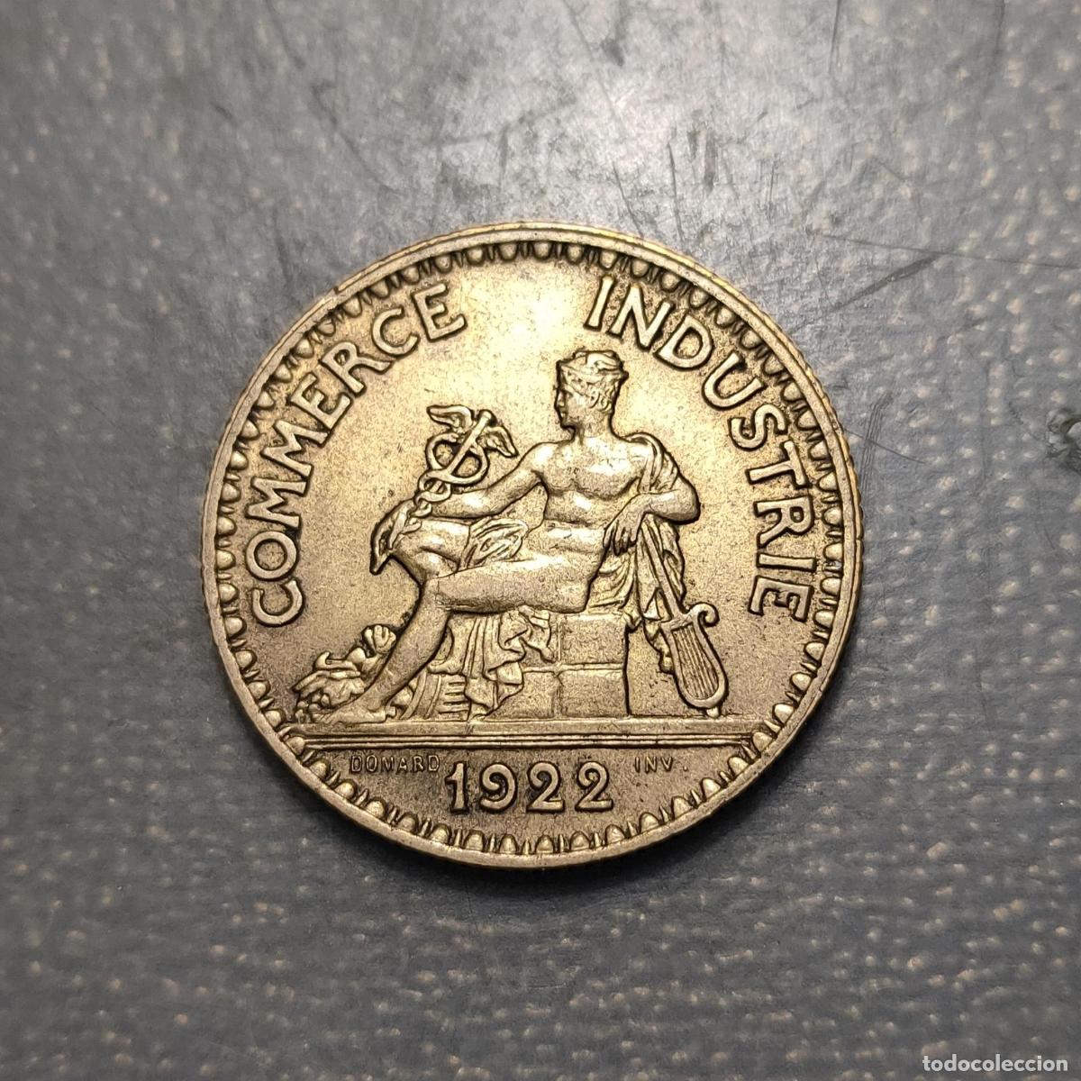 Monedas antiguas de Europa: FRANCIA FRANCE 2 FRANCS 1922 EBC/EBC+