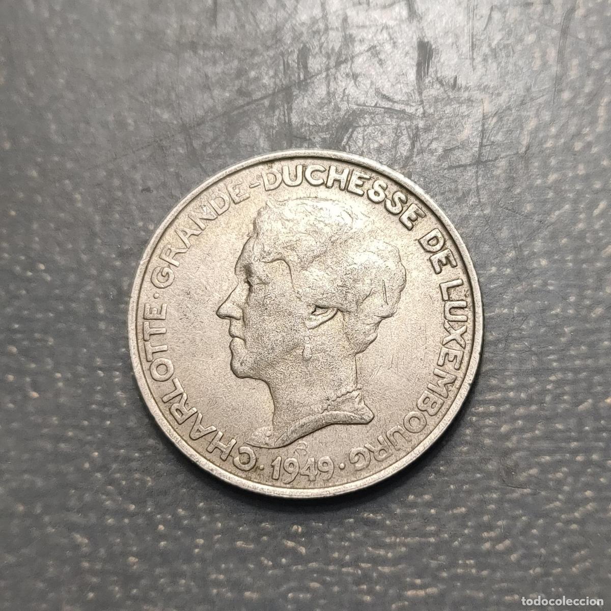Monedas antiguas de Europa: LUXEMBURGO LUXEMBOURG 5 FRANCS 1949 MBC