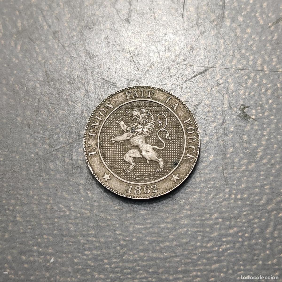 Monedas antiguas de Europa: BELGICA BELGIUM LEOPOLD I 5 CENTIMES 1862 EBC