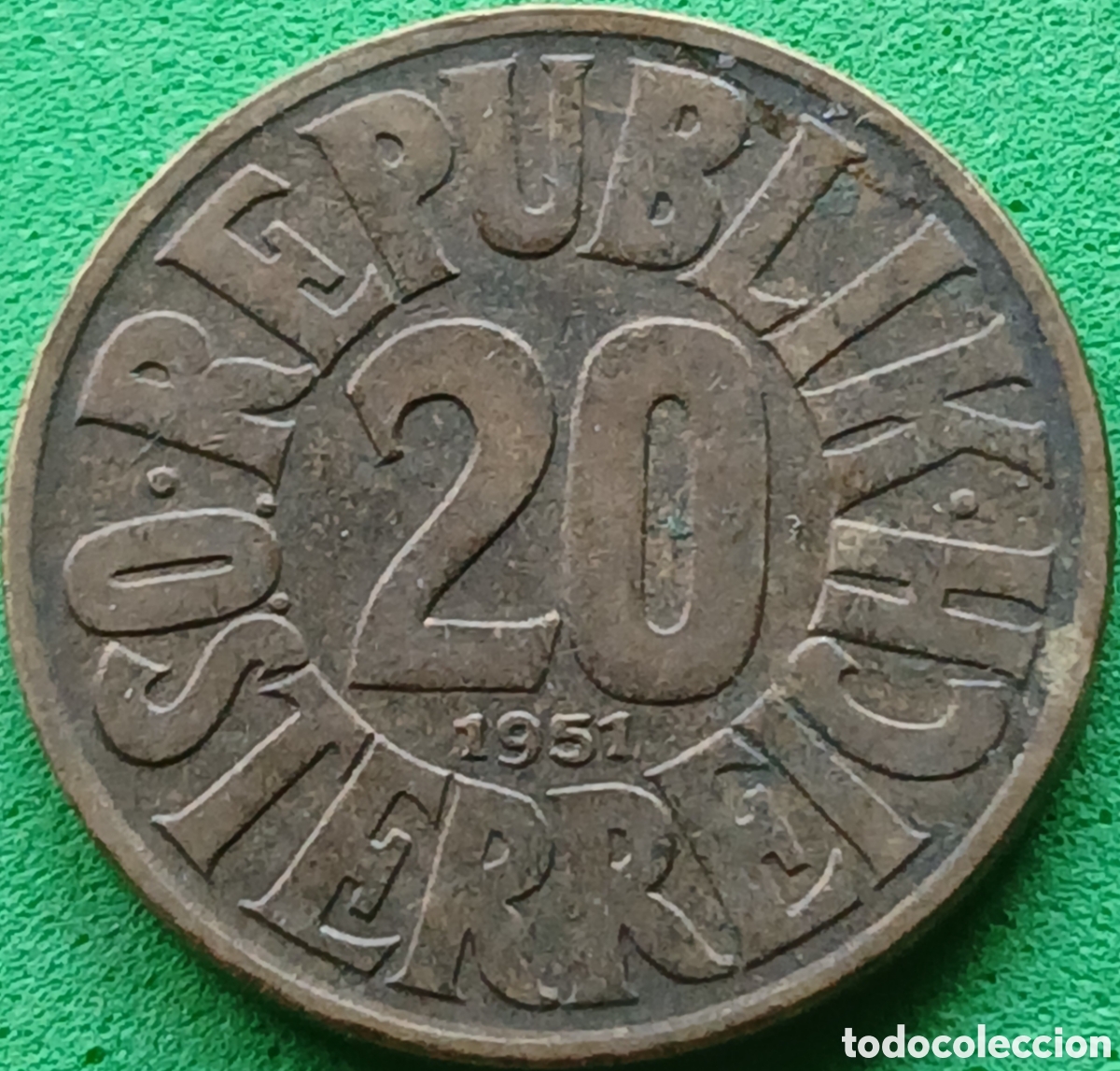 Monedas antiguas de Europa: Austria 20 groschen 1951 km#2877