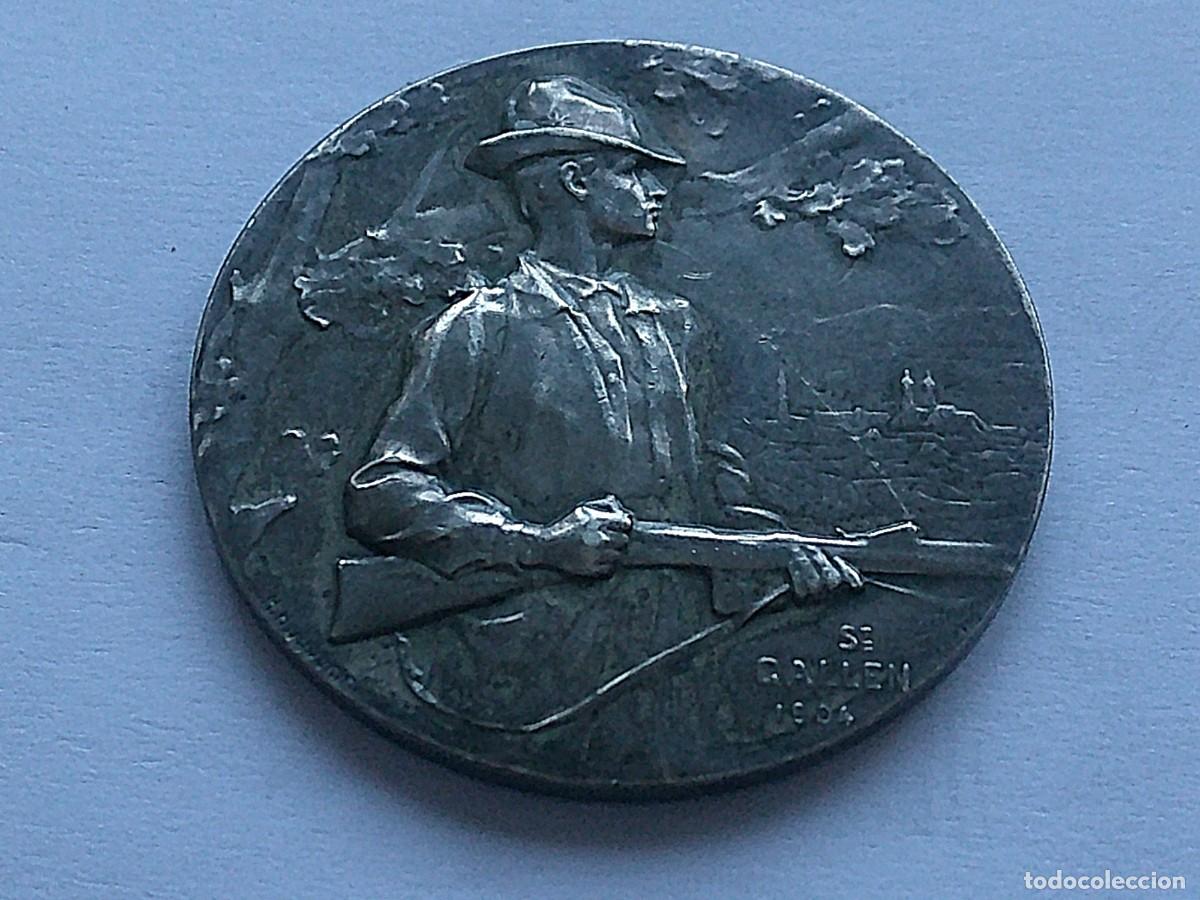 Monedas antiguas de Europa: Suiza St. Gallen. Medalla Festival de Tiro 1904 plata. 7ec29