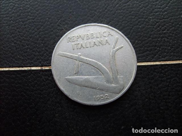 Monedas antiguas de Europa: ITALIA 10 LIRAS 1952
