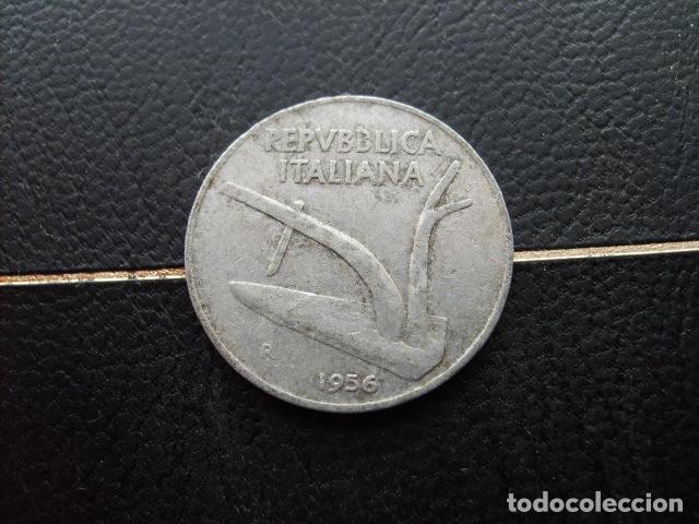 Monedas antiguas de Europa: ITALIA 10 LIRAS 1956