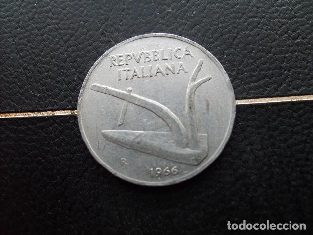 Monedas antiguas de Europa: ITALIA 10 LIRAS 1966
