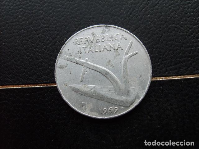 Monedas antiguas de Europa: ITALIA 10 LIRAS 1969