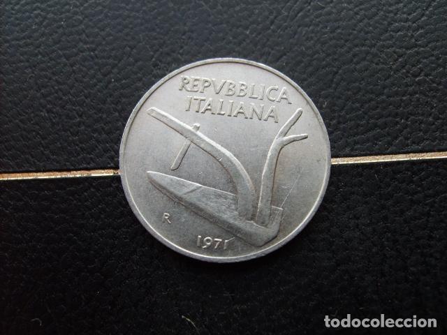 Monedas antiguas de Europa: ITALIA 10 LIRAS 1971