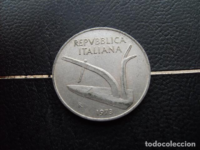 Monedas antiguas de Europa: ITALIA 10 LIRAS 1973