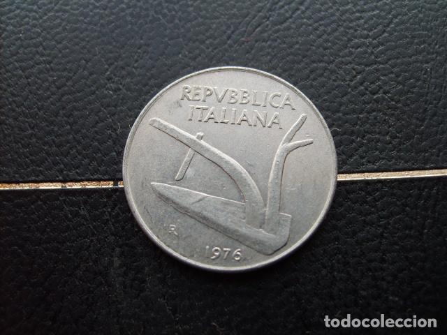 Monedas antiguas de Europa: ITALIA 10 LIRAS 1976