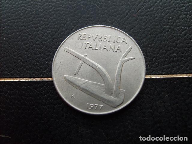 Monedas antiguas de Europa: ITALIA 10 LIRAS 1977