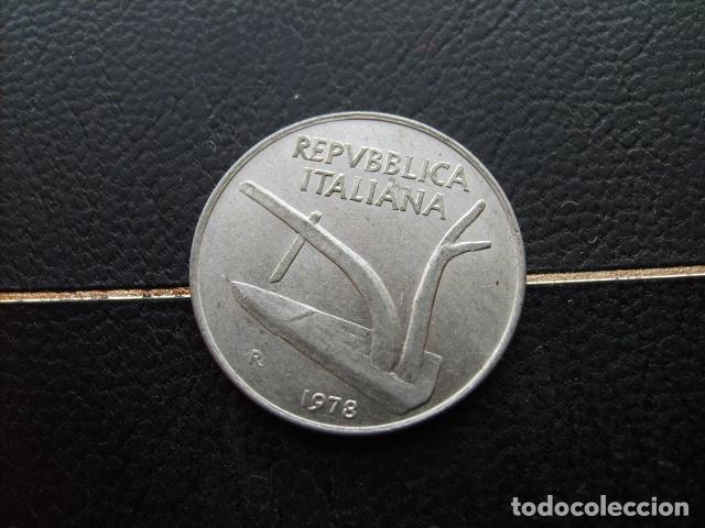 Monedas antiguas de Europa: ITALIA 10 LIRAS 1978