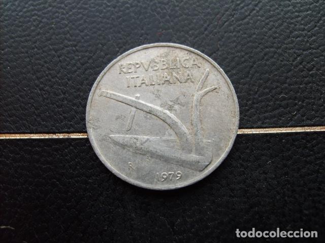 Monedas antiguas de Europa: ITALIA 10 LIRAS 1979