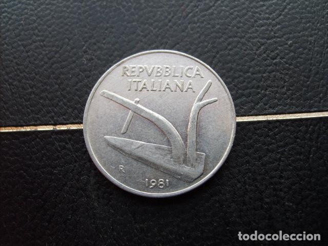 Monedas antiguas de Europa: ITALIA 10 LIRAS 1981