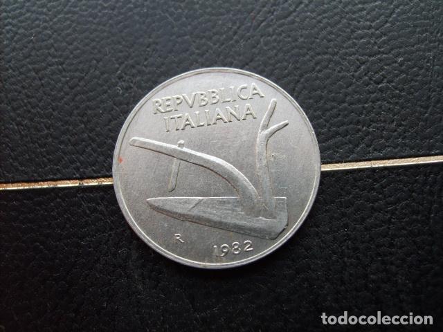Monedas antiguas de Europa: ITALIA 10 LIRAS 1982