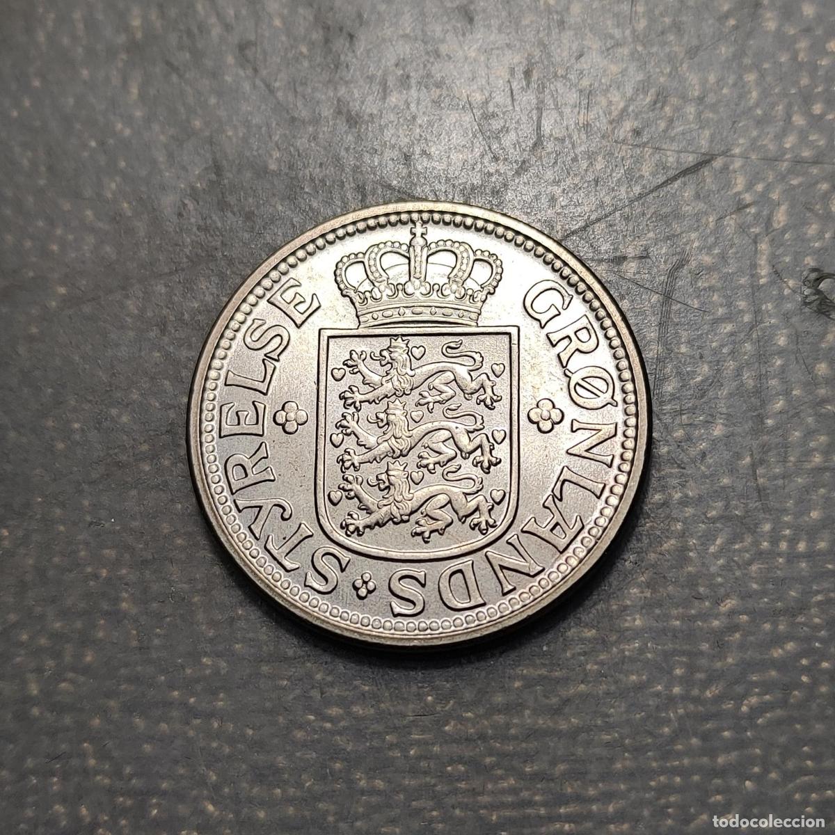 Monedas antiguas de Europa: DINAMARCA DENMARK GROENLANDIA GREENLAND 25 ORE 1926 SC UNC