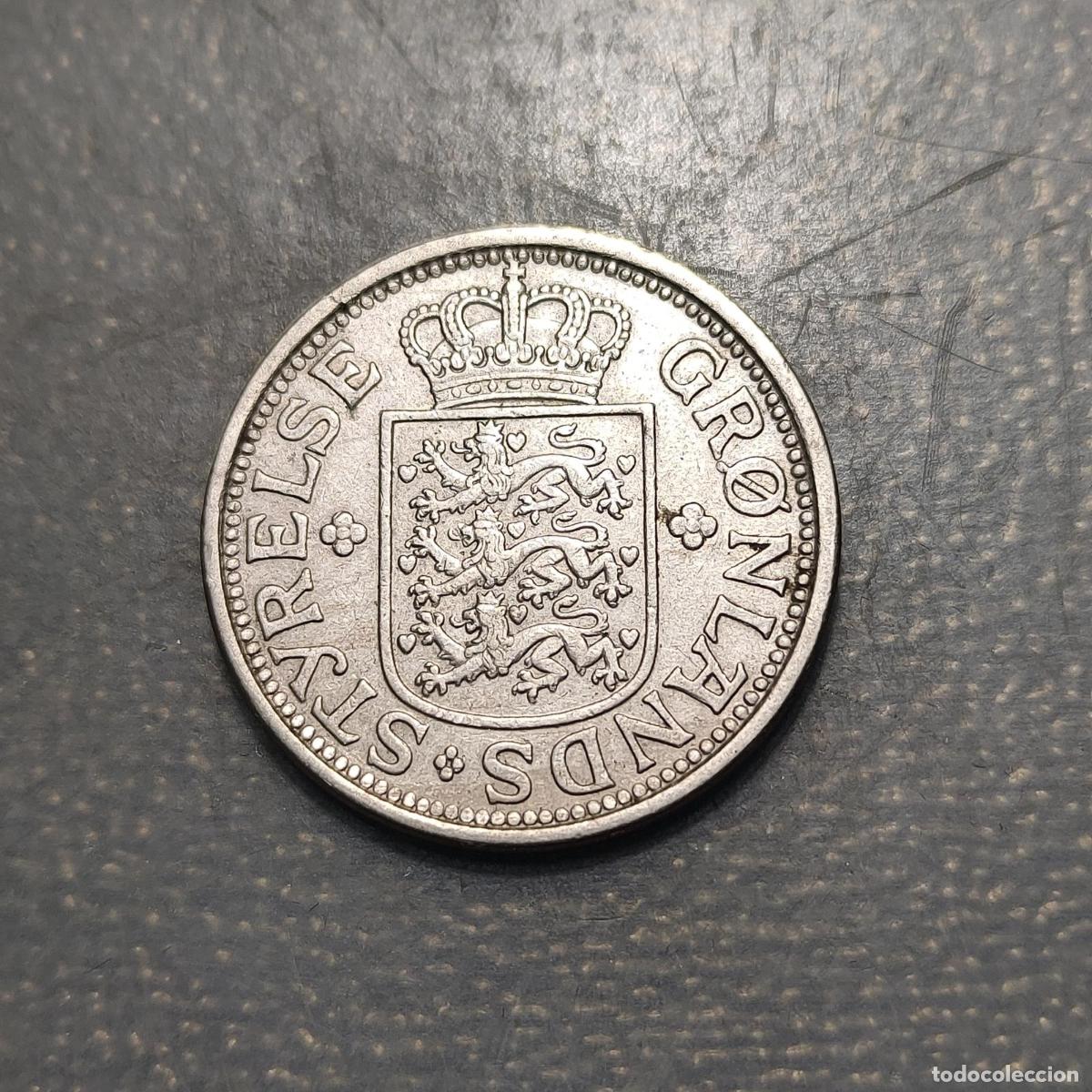 Monedas antiguas de Europa: DINAMARCA DENMARK GROENLANDIA GREENLAND 25 ORE 1926 KM 5 MBC