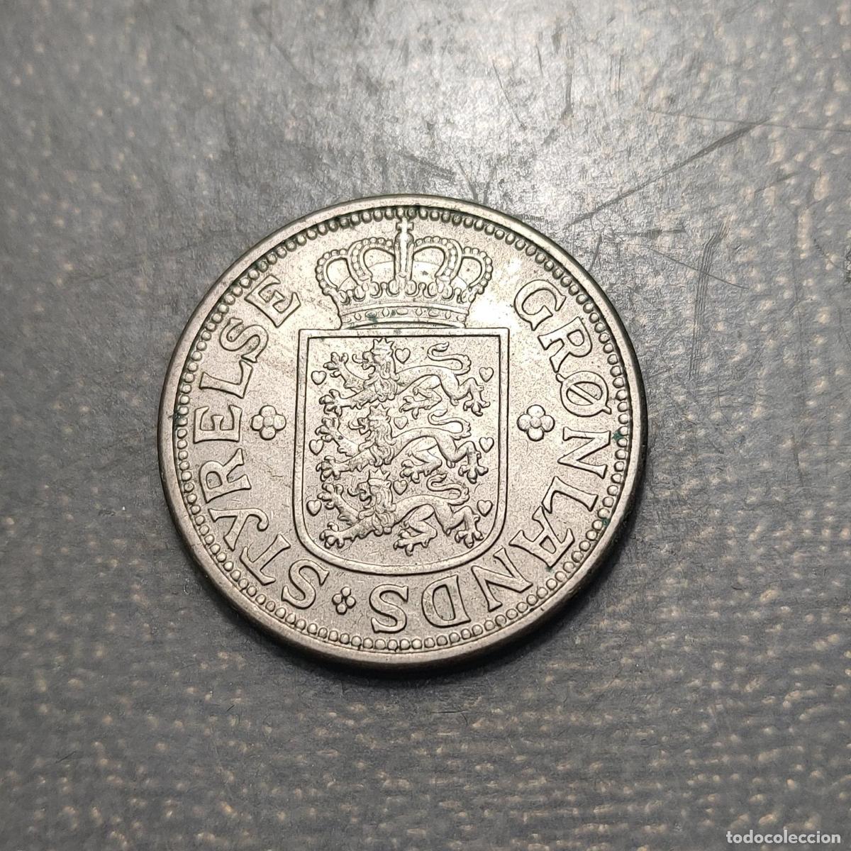 Monedas antiguas de Europa: DINAMARCA DENMARK GROENLANDIA GREENLAND 25 ORE 1926 EBC/EBC+