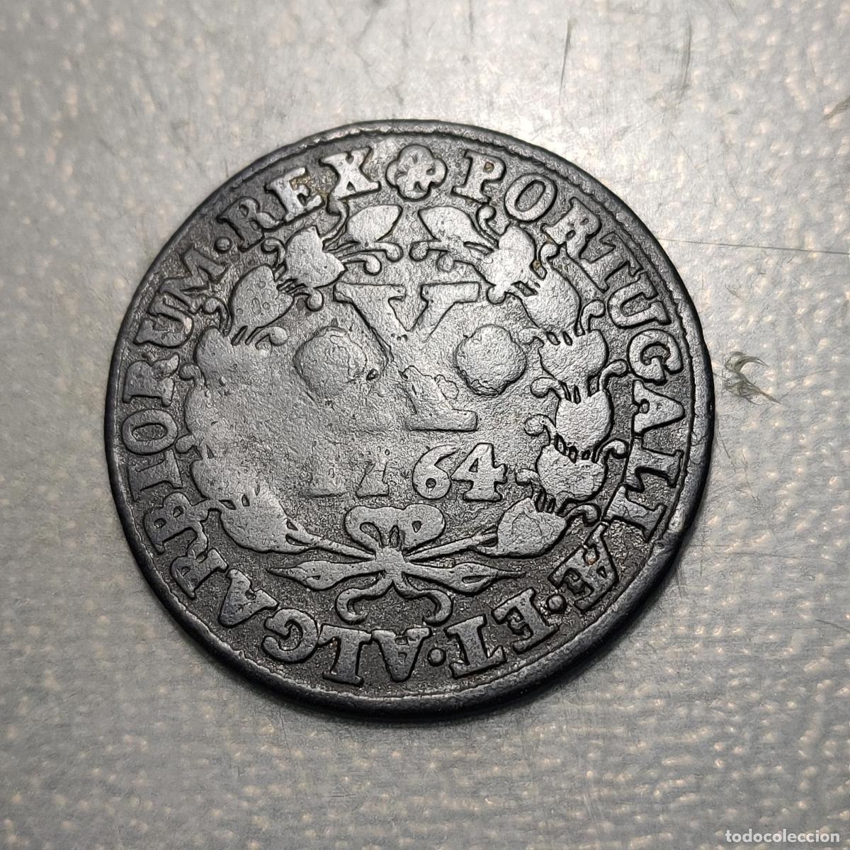 Monete antiche di Europa: PORTUGAL JOSE I JOSEPHUS = 10 REIS 1764 BC