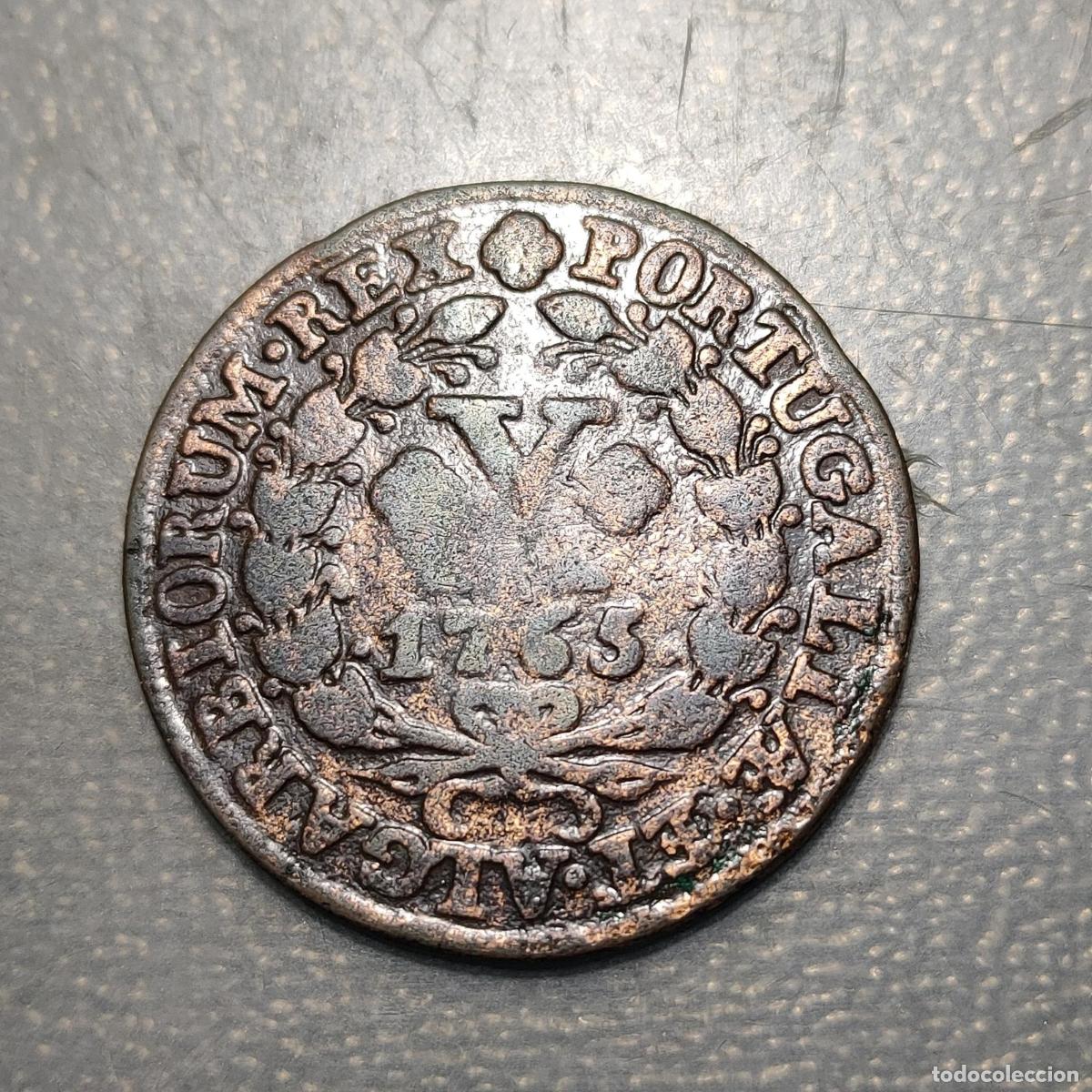 Monete antiche di Europa: PORTUGAL JOSE I JOSEPHUS = 10 REIS 1765 BC