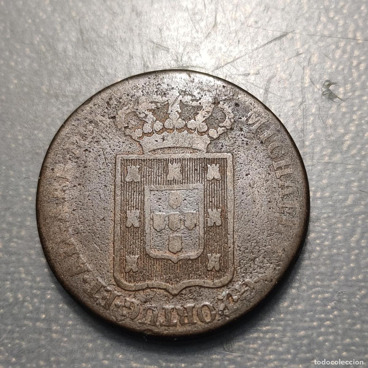 Monedas antiguas de Europa: PORTUGAL MIGUEL I 40 REIS 1830 BC+